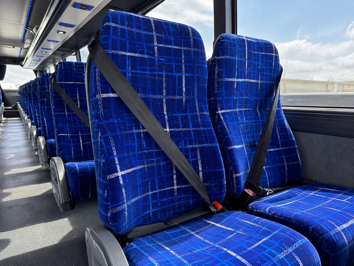 edinburg charter bus interior gallery