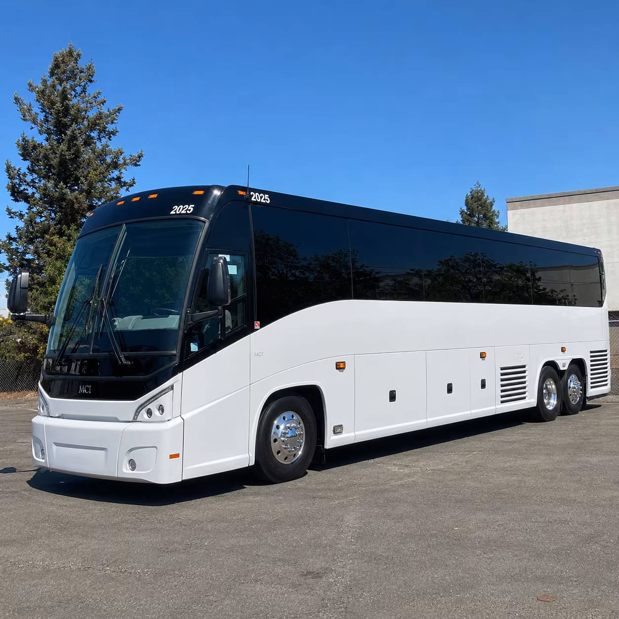 edinburg charter bus rental exterior
