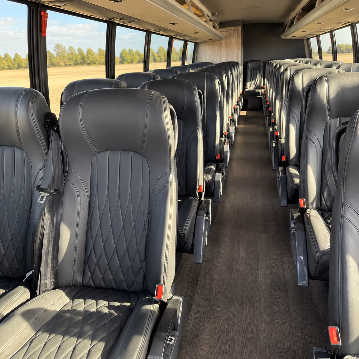 edinburg sporting event transportation onboard seating