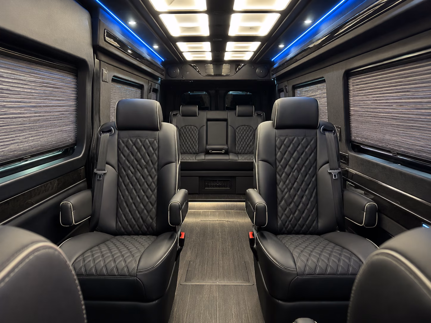 edinburg wedding transportation onboard seating