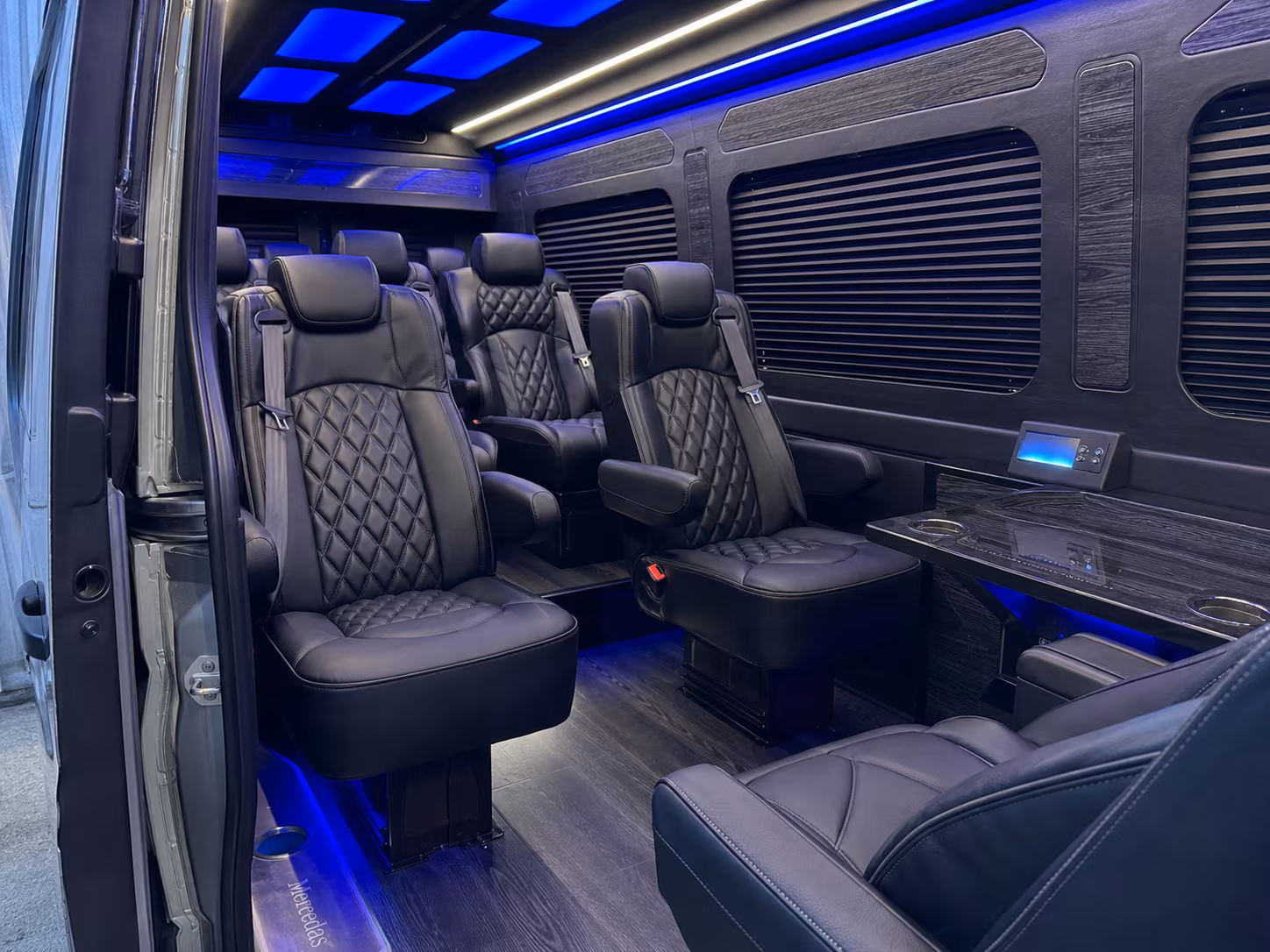 sprinter van transportation for groups and events across edinburg
